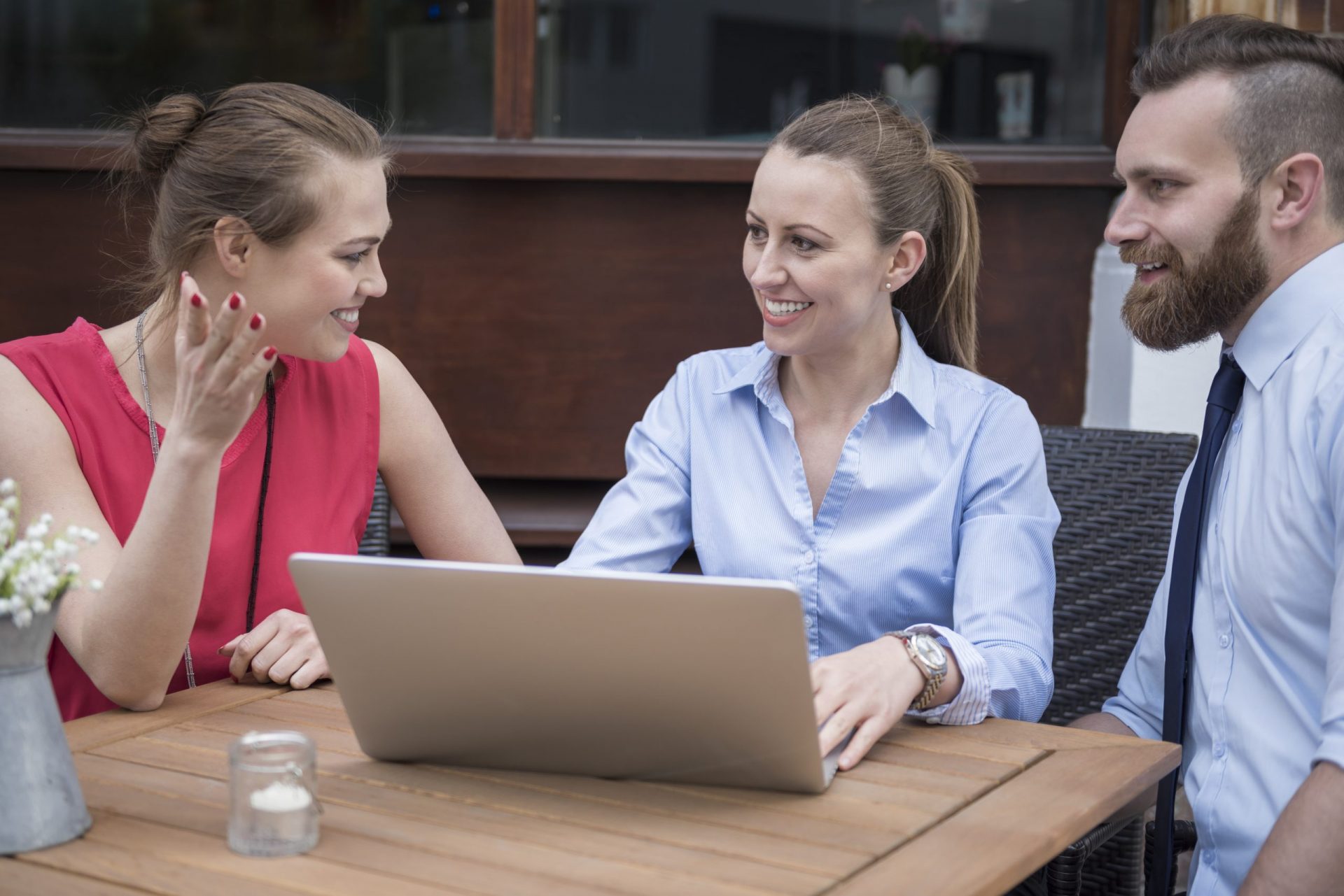 Team collaboration during a business consulting session in New York.